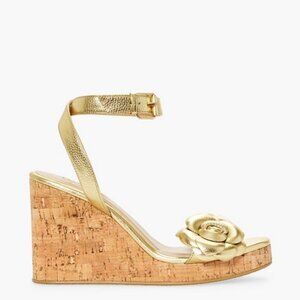 Rumi Floral Cork Wedge